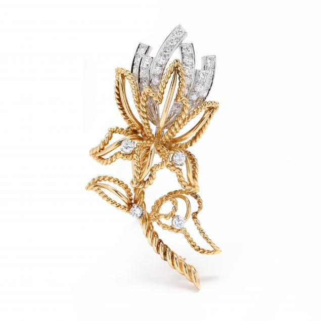 bi-color-gold-and-diamond-flower-motif-brooch