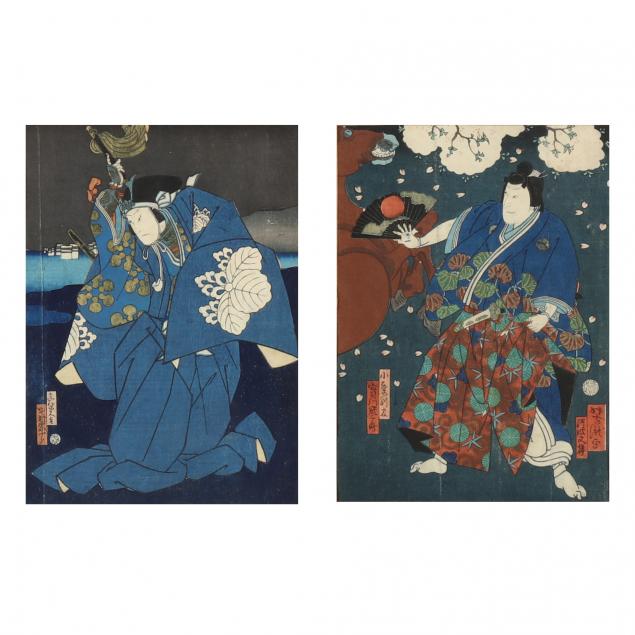 two-japanese-woodblock-prints