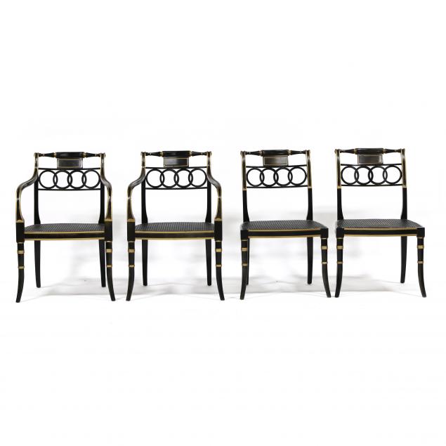 baker-historic-charleston-reproduction-four-regency-style-dining-chairs