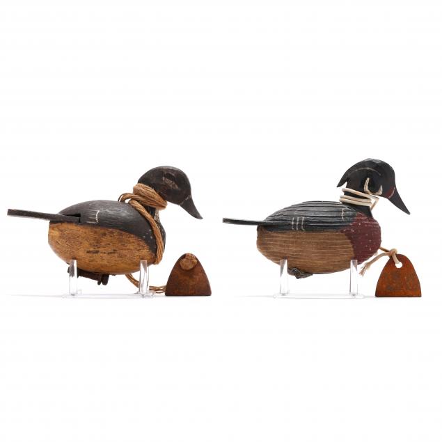 ronnie-wade-b-1943-wood-duck-pair