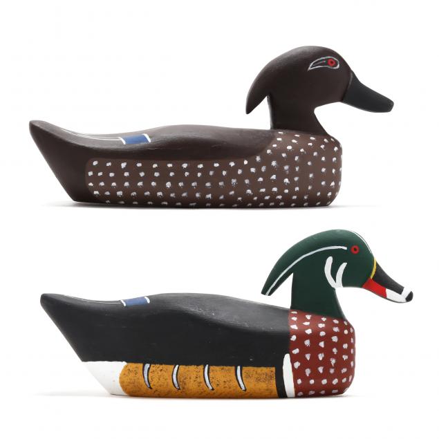 roy-willis-nc-1932-2012-pair-of-wood-ducks