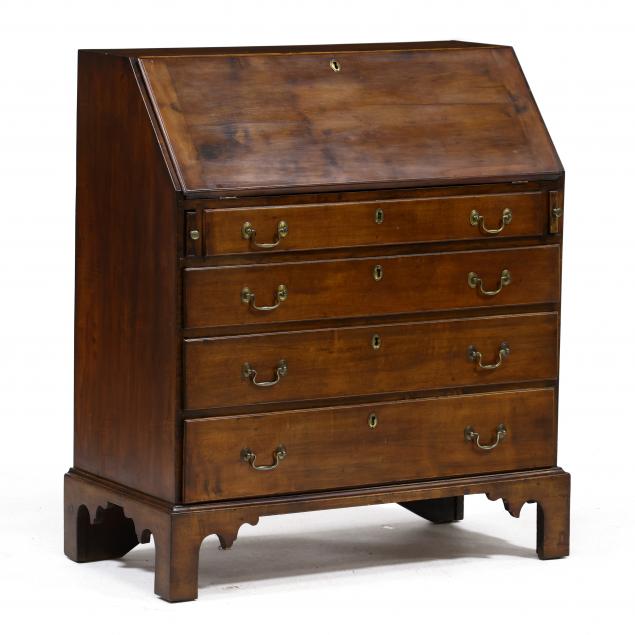 new-england-chippendale-cherry-slant-front-desk