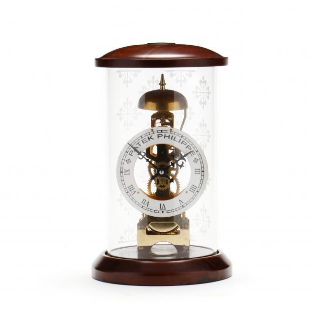 skeleton-clock-under-cloche-marked-patek-phillipe