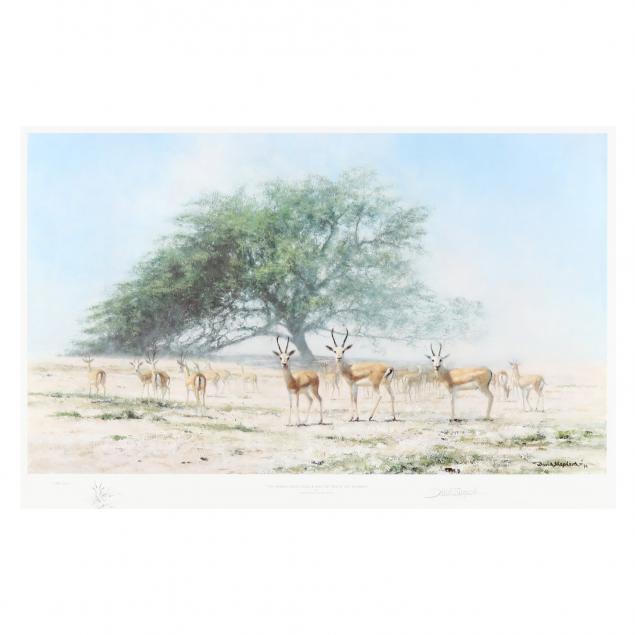 david-shepherd-english-1931-2017-i-the-arabian-sand-gazelle-and-the-tree-of-life-bahrain-i