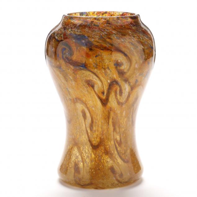 monart-art-deco-glass-vase