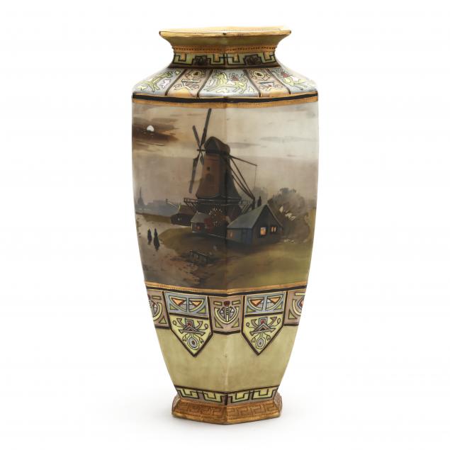 a-morimura-nippon-porcelain-vase-with-windmill-scene