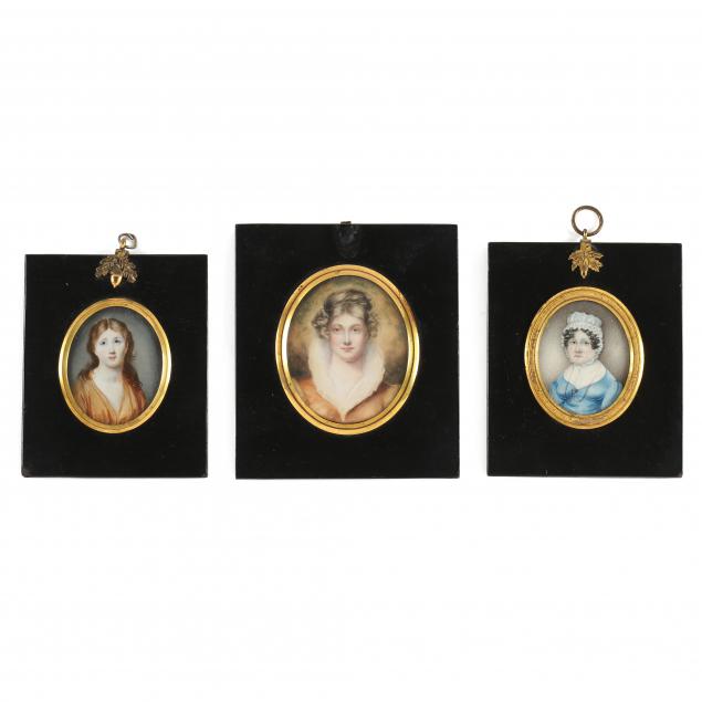 continental-school-19th-century-three-miniature-portraits-of-women