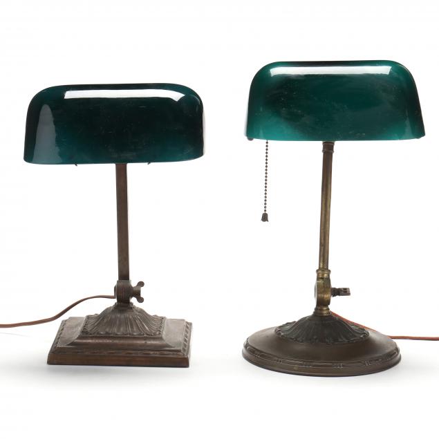 h-g-mcfaddin-co-two-adjustable-emeralite-desk-lamps
