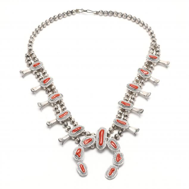 silver-and-coral-squash-blossom-necklace