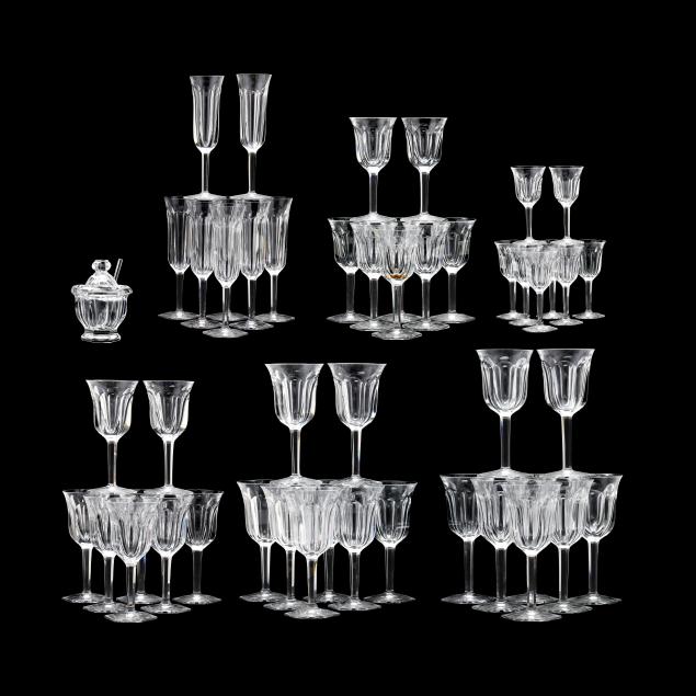 48-pieces-of-baccarat-i-malmaison-i-crystal-stemware-and-jam-jar