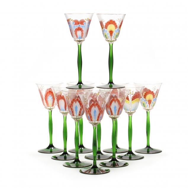 attributed-to-theresienthal-set-of-twelve-enameled-serenade-wine-glasses