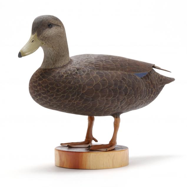 frank-s-moore-nc-1934-2019-standing-black-duck