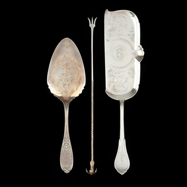 three-antique-cased-american-silver-flatware-servers