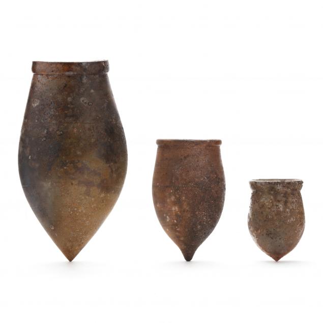 three-mark-hewitt-pottery-wall-pockets