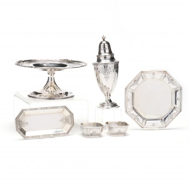 six-american-sterling-silver-dining-accessories