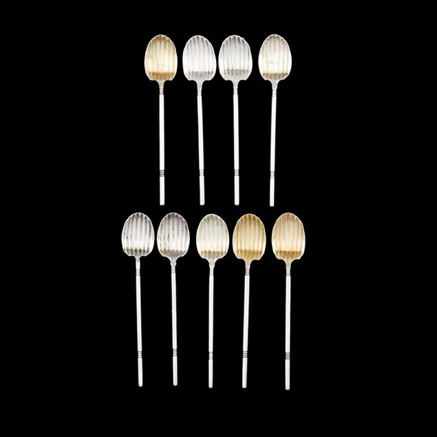 set-of-nine-gorham-chocolate-spoons