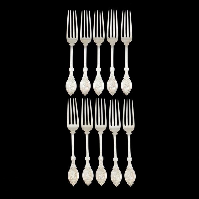 set-of-ten-i-medallion-i-sterling-silver-forks-by-hotchkiss-schreuder