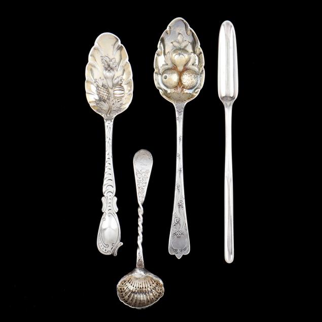 four-georgian-silver-flatware-servers