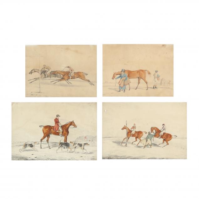 attributed-samuel-alken-english-1756-1815-suite-of-equestrian-watercolors-four-works