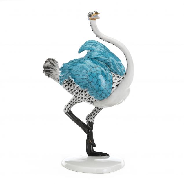 herend-walking-ostrich-figurine