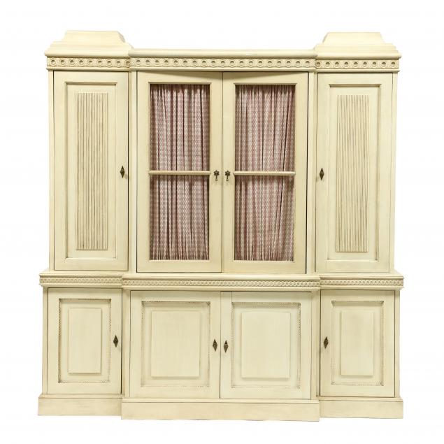 gustavian-style-painted-breakfront