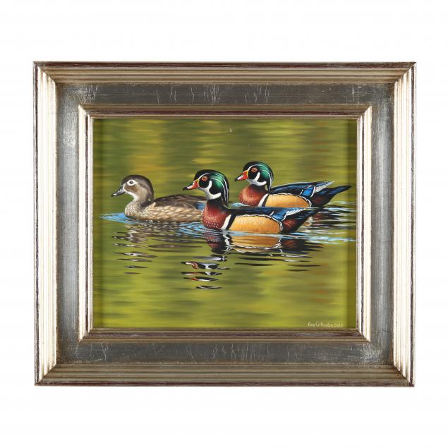guy-crittenden-american-wood-ducks-swimming