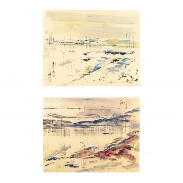 alfred-birdsey-bermudian-1912-1996-pair-of-coastal-watercolors