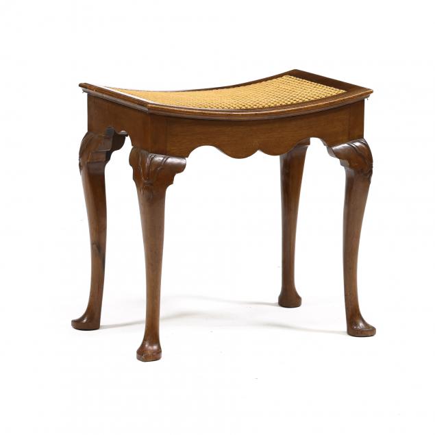 george-ii-style-cane-seat-mahogany-stool