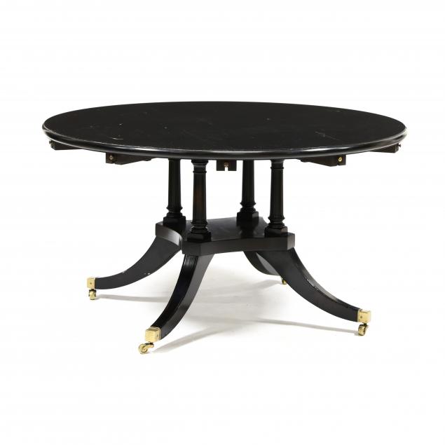 holland-co-circular-pedestal-dining-table-with-leaves