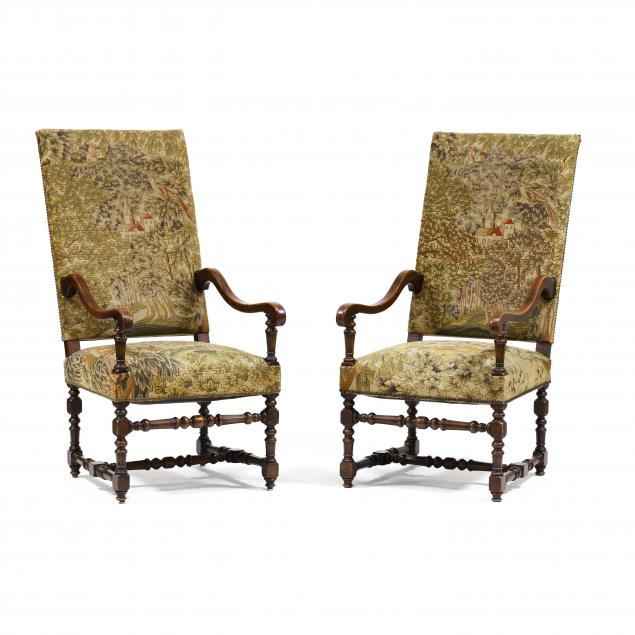 pair-of-continental-walnut-tapestry-upholstered-great-chairs