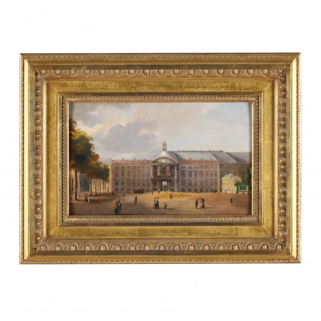 continental-school-mid-19th-century-town-square-with-figures