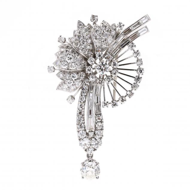 vintage-white-gold-and-diamond-brooch