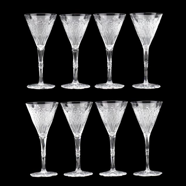 baccarat-rare-set-of-eight-i-elbeuf-i-white-wine-stems