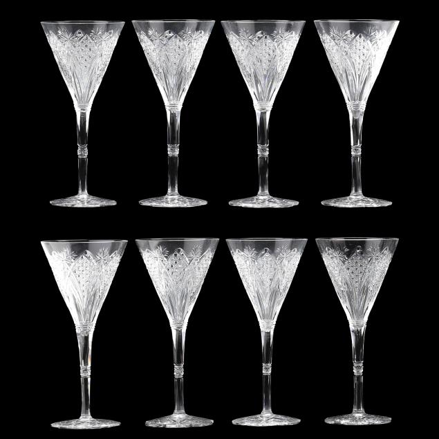 baccarat-rare-set-of-eight-i-elbeuf-i-water-goblets