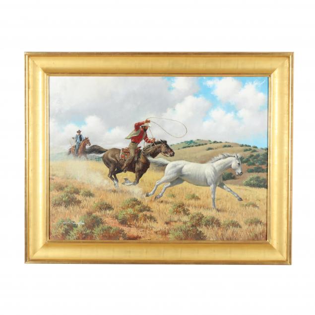 Arthur Sarnoff (American, 1912-2000), Lassoing (Lot 7017 - Fine Art ...