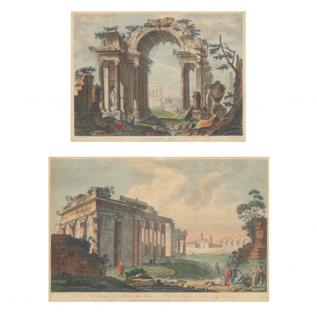 pair-of-english-architectural-engravings-of-ancient-ruins