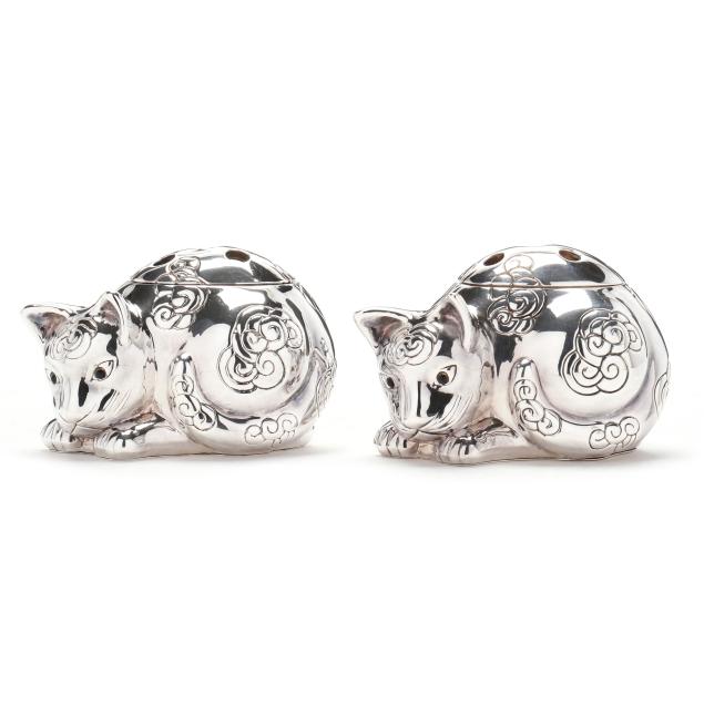 a-pair-of-judith-leiber-novelty-sterling-silver-cat-vases