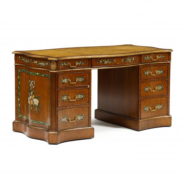 maitland-smith-adams-style-mahogany-partner-s-desk