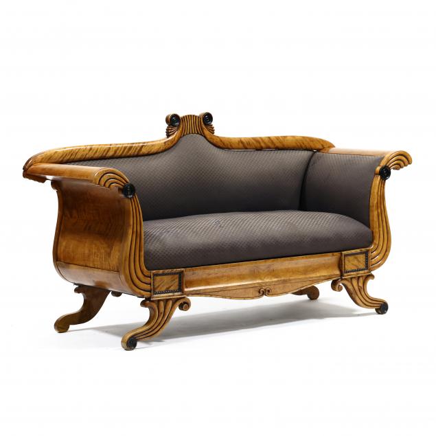 biedermeier-carved-and-ebonized-sofa