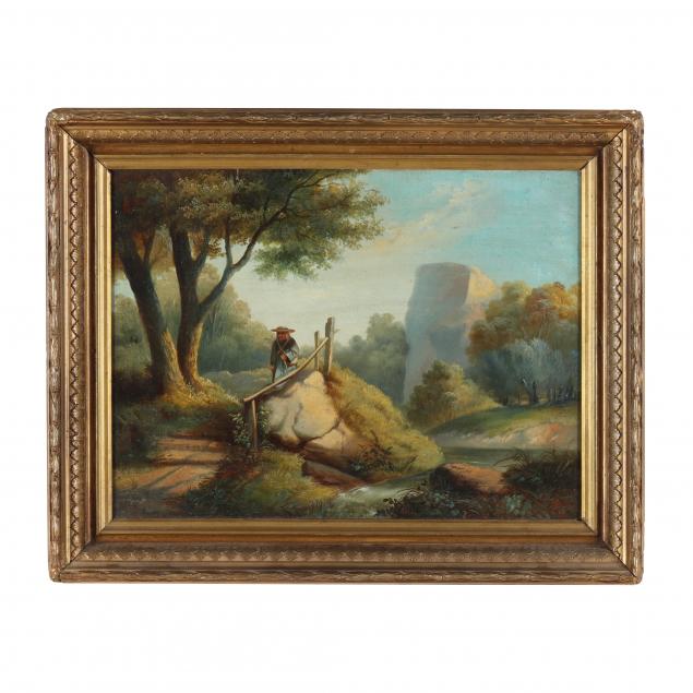 american-school-19th-century-traveler-in-a-landscape