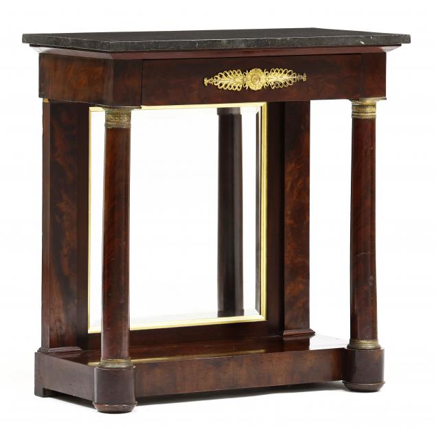 french-empire-marble-top-pier-table