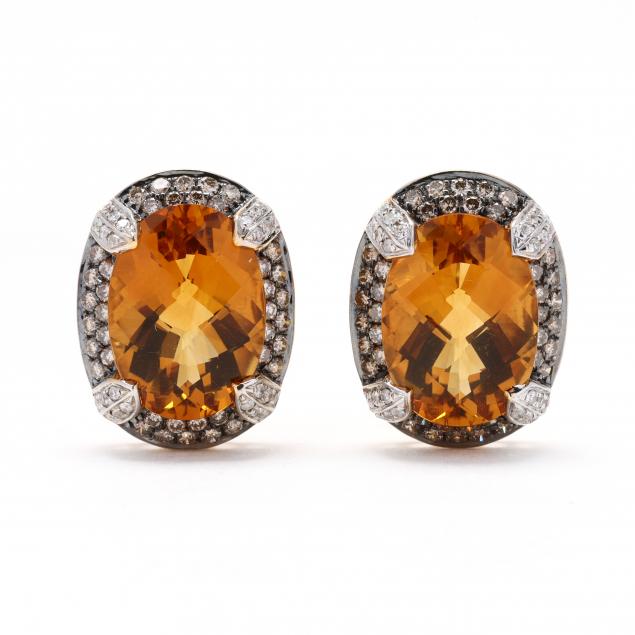 pair-of-gold-citrine-and-diamond-earrings