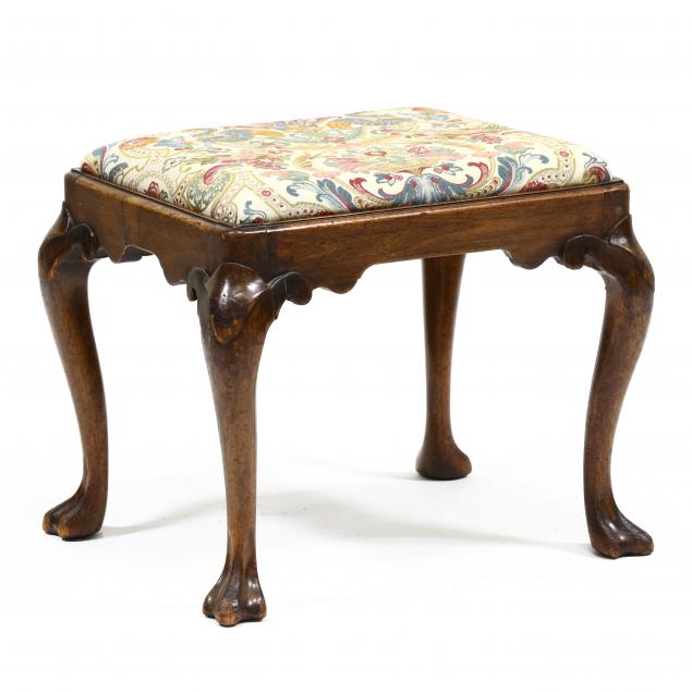 george-ii-carved-mahogany-stool