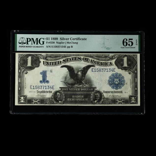 series-1899-1-silver-certificate-fr-230-pmg-65-epq