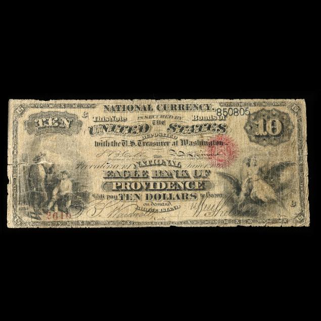 rhode-island-national-currency-10-eagle-bank-of-providence