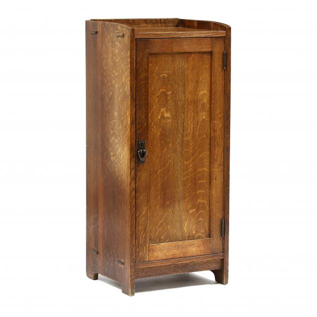 gustav-stickley-mission-oak-music-cabinet