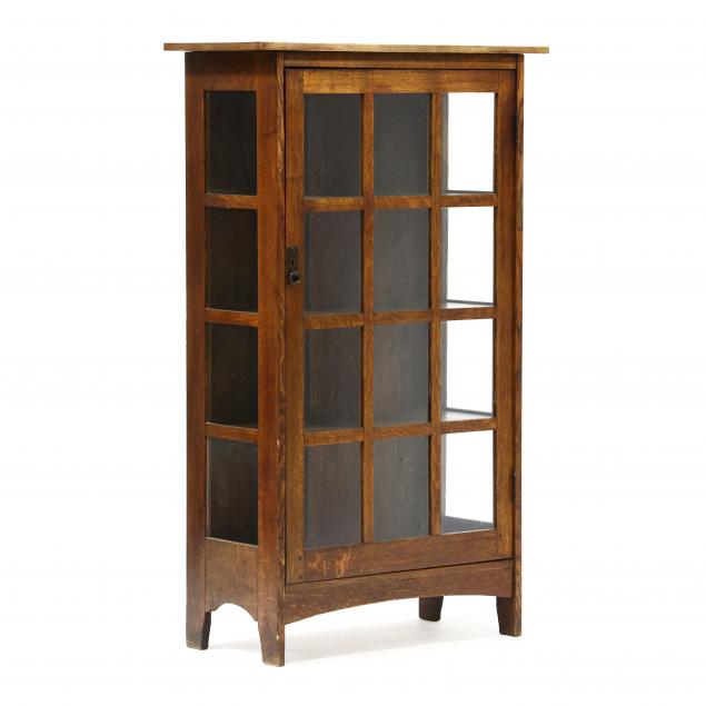 l-j-g-stickley-mission-oak-one-door-china-cabinet