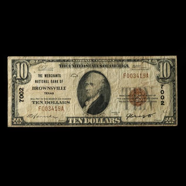 10-national-currency-the-merchants-national-bank-of-brownsville-texas