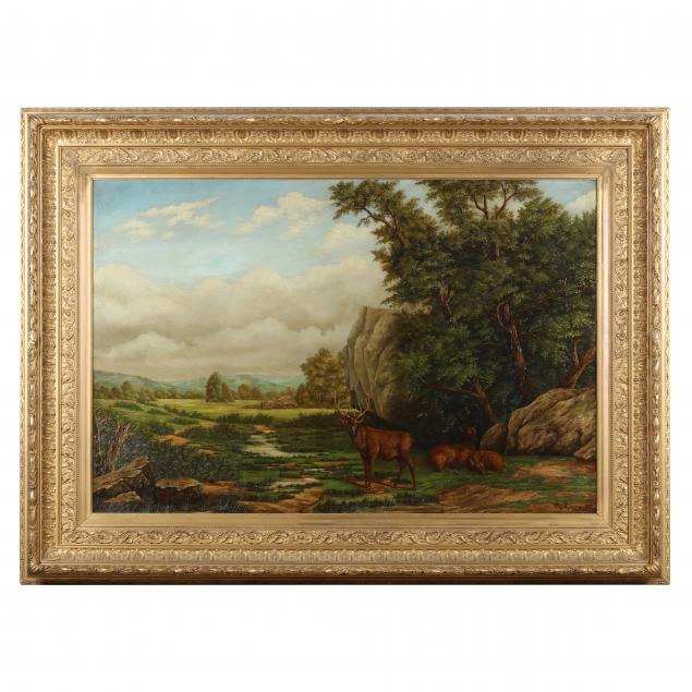 charles-l-a-leroy-french-american-1849-1928-expansive-landscape-with-red-deer