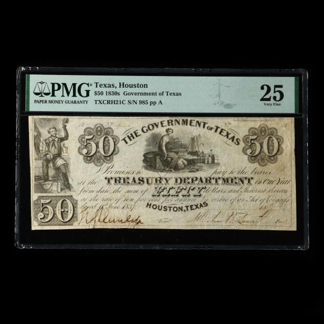 the-government-of-texas-houston-50-note-pmg-25-very-fine